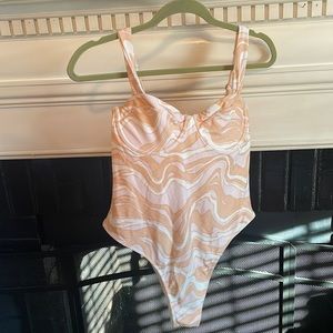 Abercrombie Pastel Swirl Swimsuit